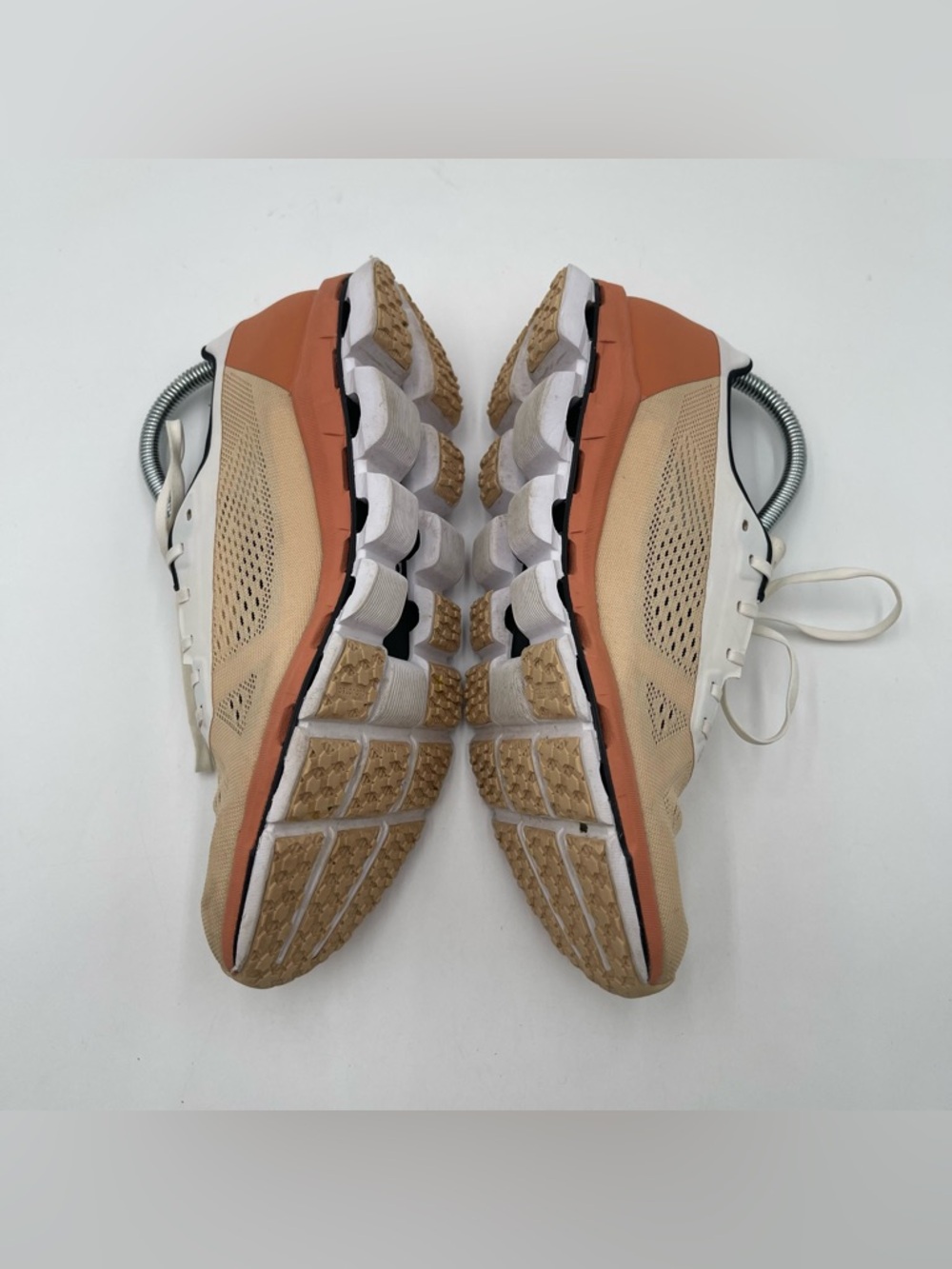 On Cloudboom Women’s Running Shoes Savanna White Low Top Swiss Size 9.5 Sneakers - Picture 11 of 16